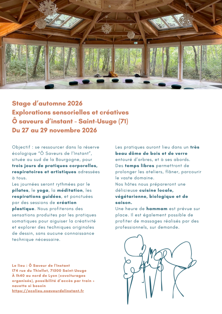 programme stage yoga pilates automne 2026 - 1